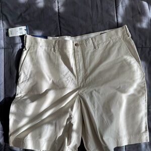 Polo by Ralph Lauren Men's Tan Flat Front Shorts